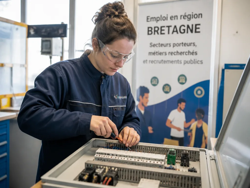 Emploi en région Bretagne : secteurs porteurs, métiers recherchés et recrutements publics
