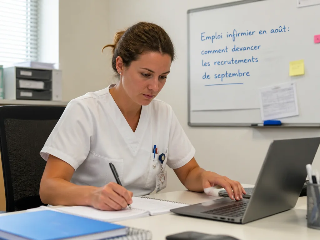 Emploi infirmier en août : comment devancer les recrutements de septembre