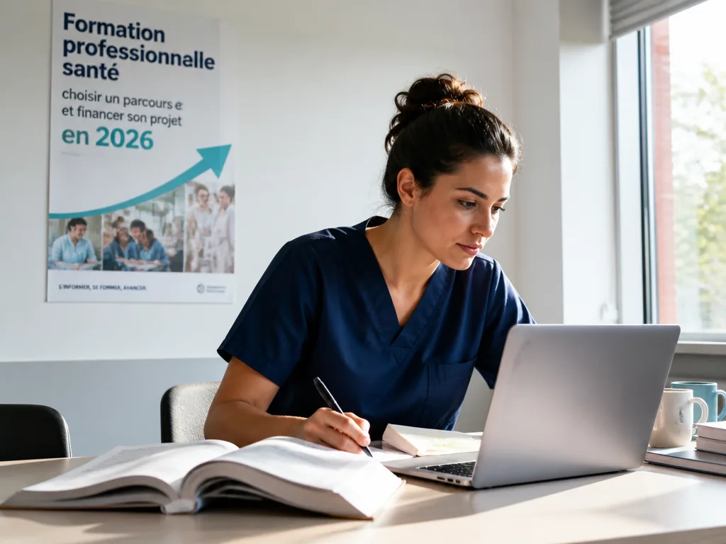 Formation professionnelle santé : choisir un parcours et financer son projet en 2026