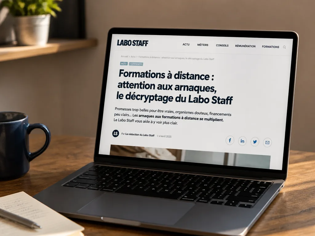 Formations à distance : attention aux arnaques, le décryptage du Labo Staff