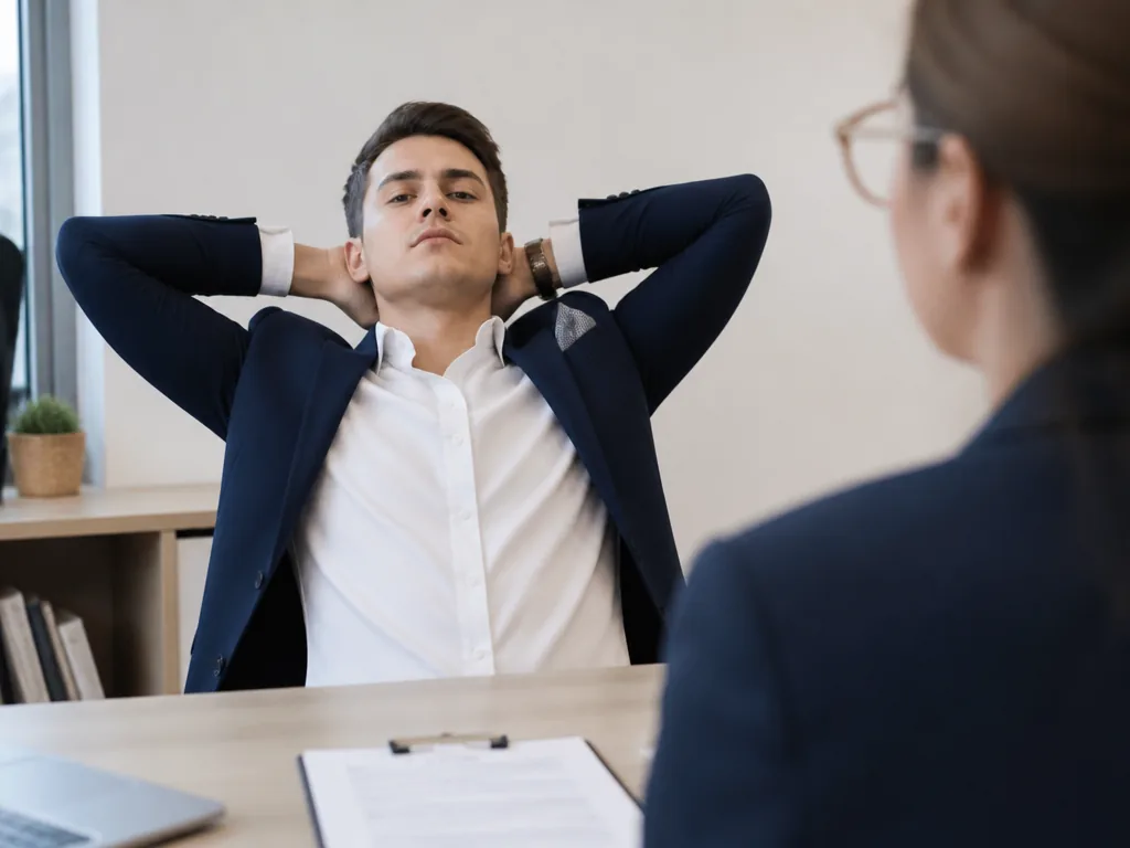 Votre attitude en entretien : les postures à éviter